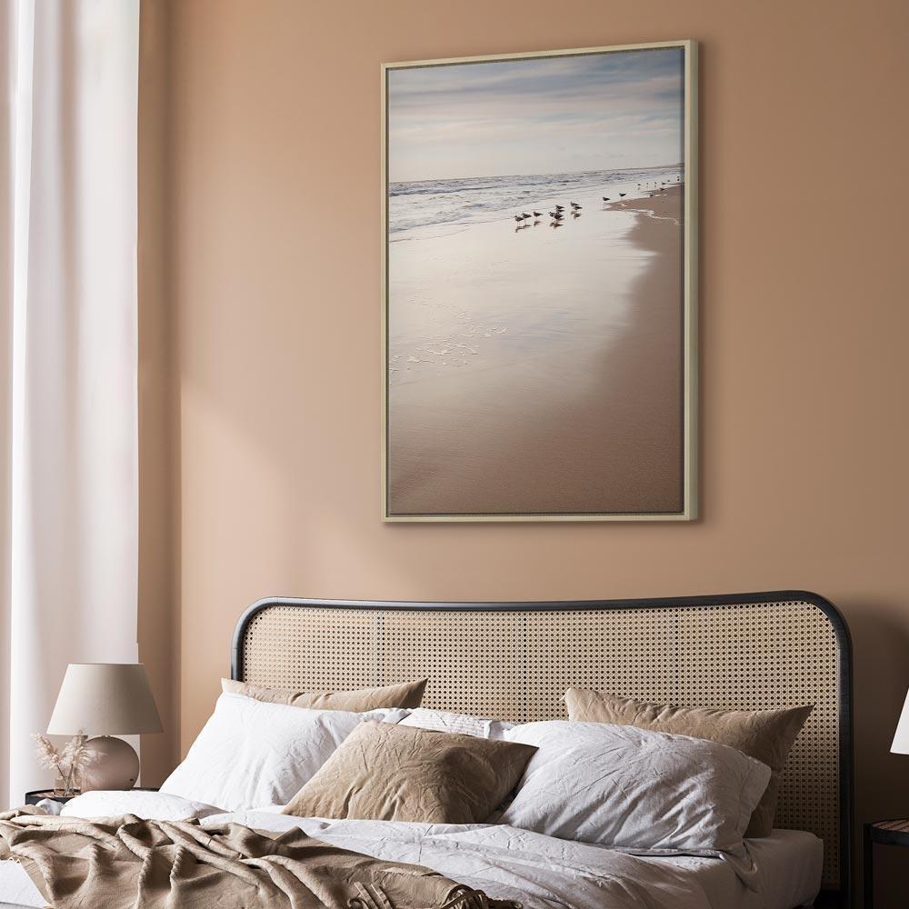 Leinwandbild - Autumn Beach (1 Part) Vertical