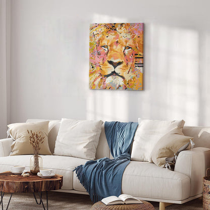 Malen nach Zahlen - Watchful Lion