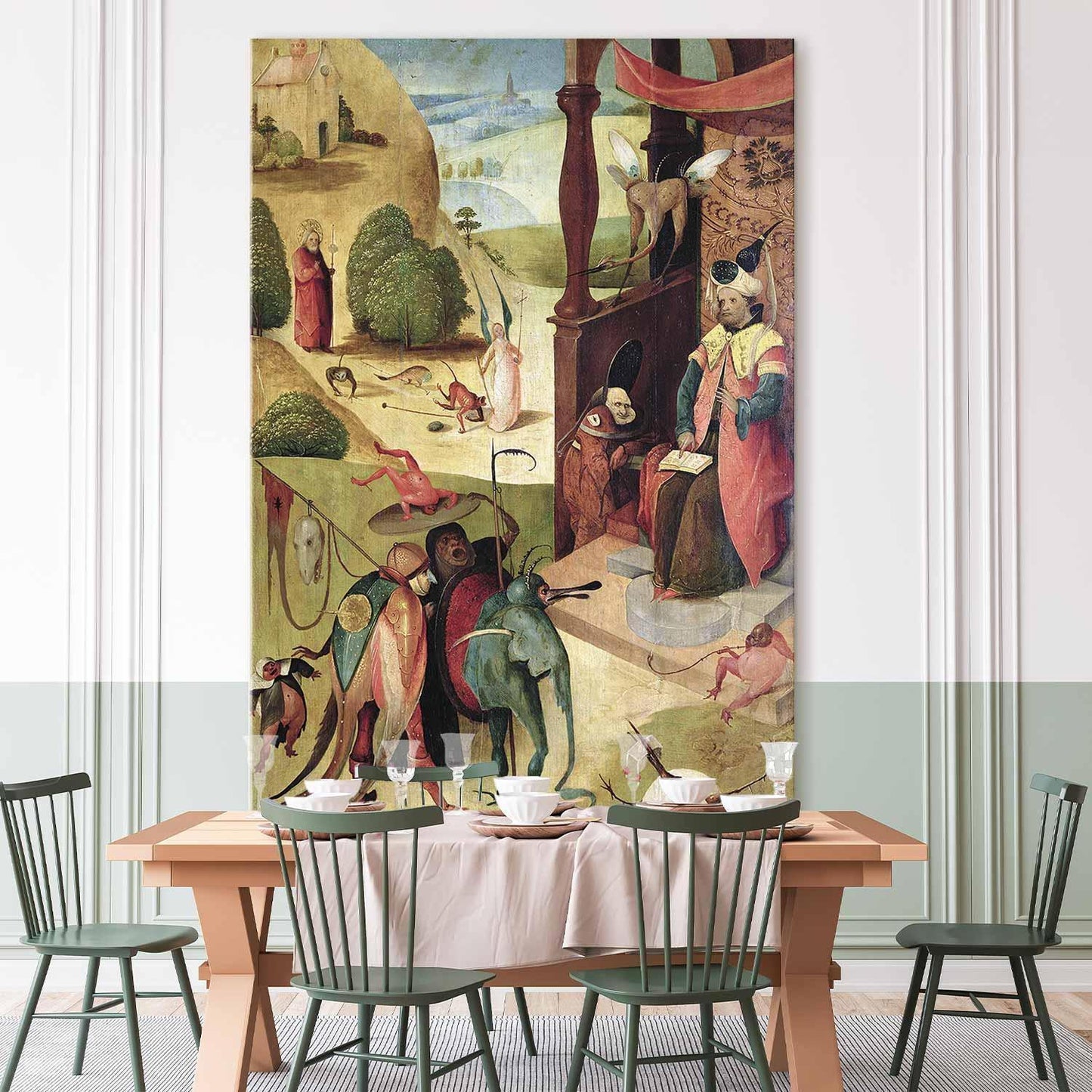 Wandbild XXL - Hieronymus Bosch – St James and the Magician