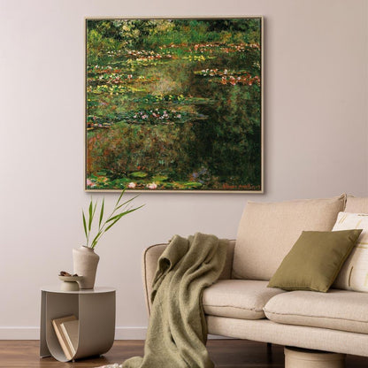 Leinwandbild - Claude Monet – Pond With Water Lilies