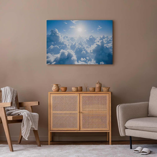 Leinwandbild - Heavenly Calm: Warm Rays of the Sun Artgeist