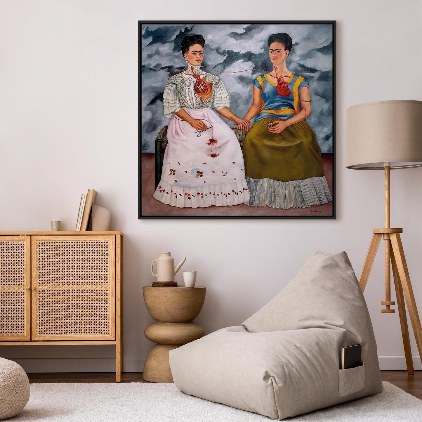 Leinwandbild - Frida Kahlo – The Two Fridas