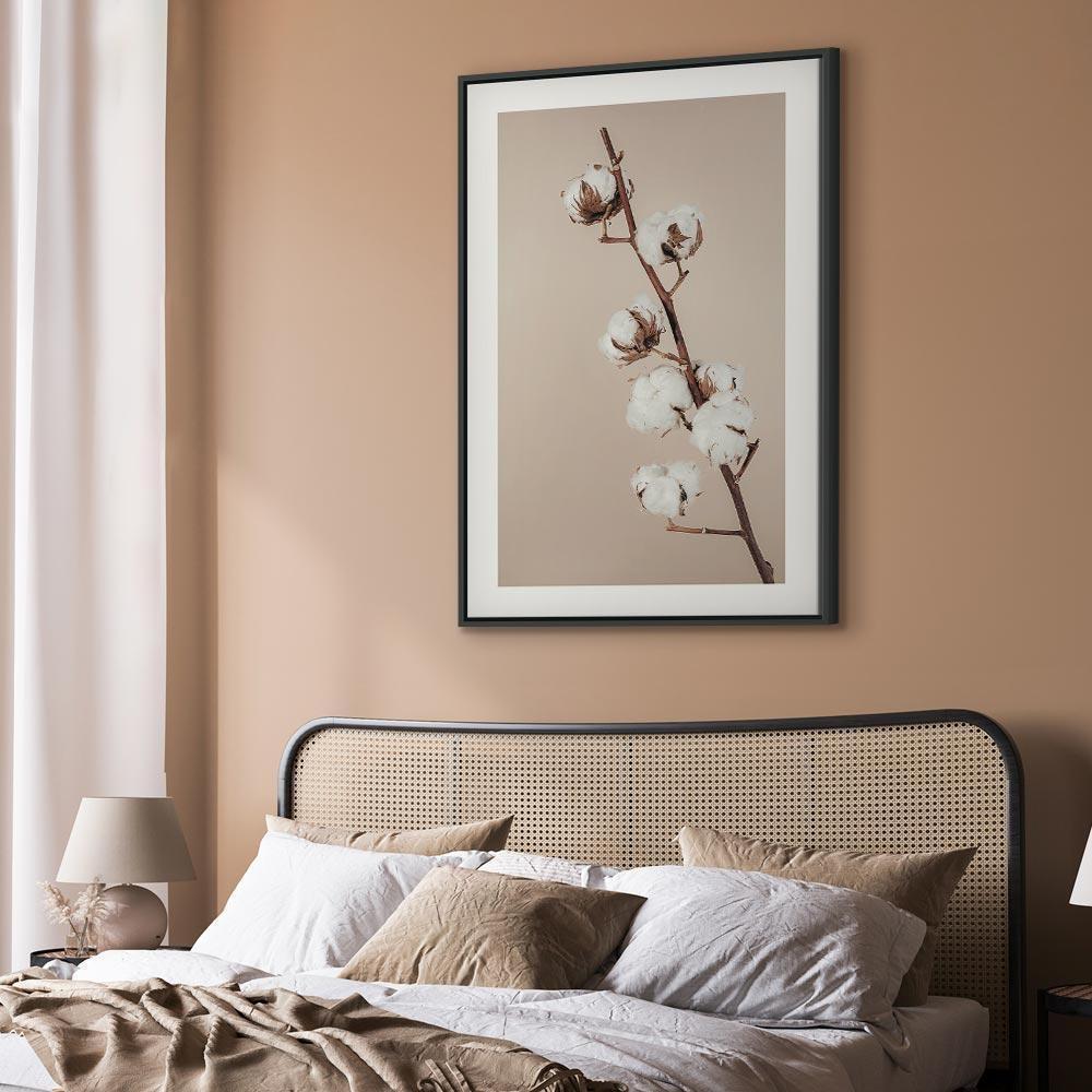 Leinwandbild - Softness of Cotton (1 Part) Vertical