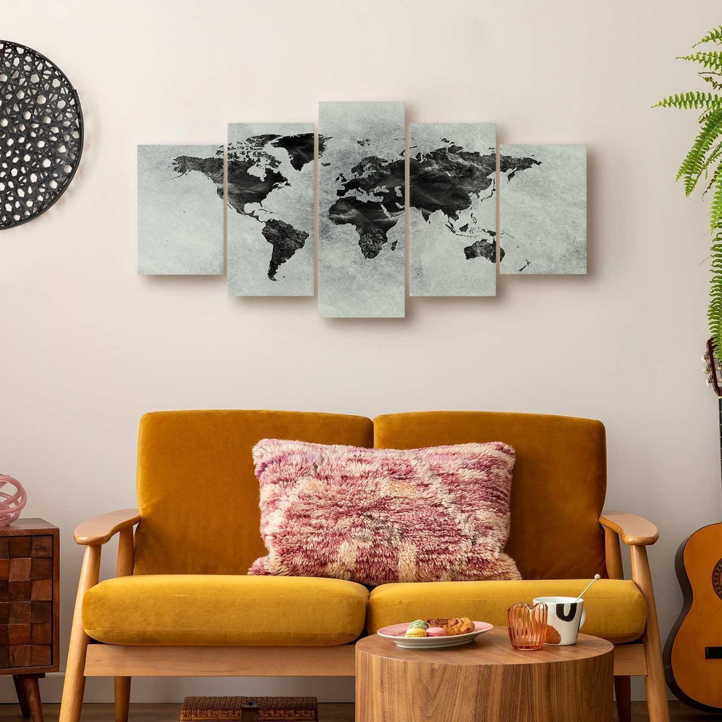 Leinwandbild - Concrete World (5 Parts) Wide