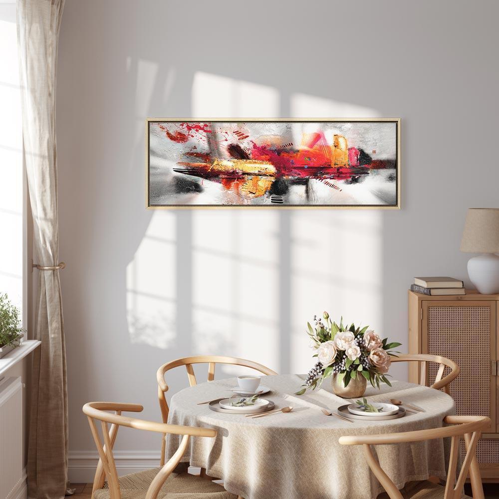 Leinwandbild - Colourful Installation (1 Part) Narrow