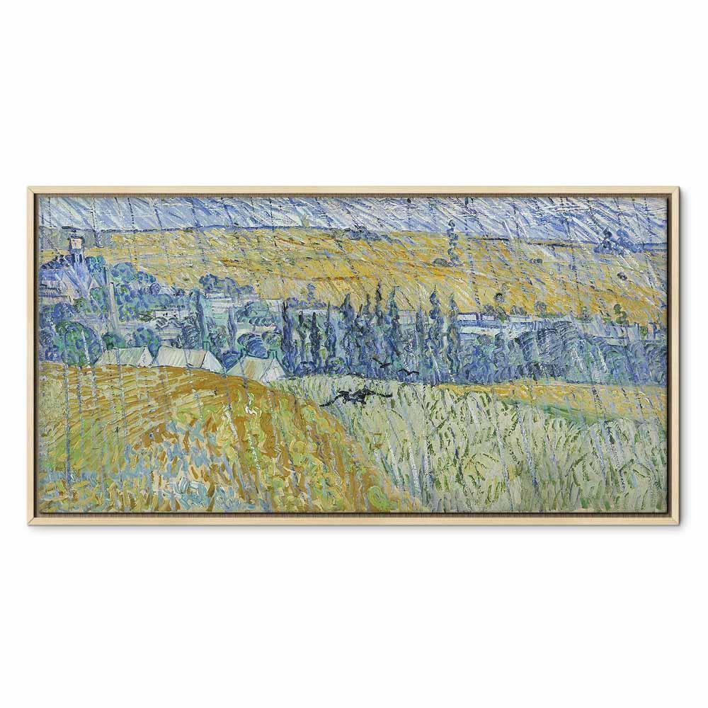 Leinwandbild - Vincent Van Gogh – Auvers in the Rain