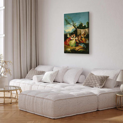 Leinwandbild - Francisco Goya – The Washerwomen