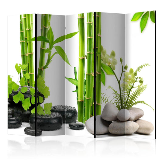 Paravent - Bamboos and Stones II Artgeist