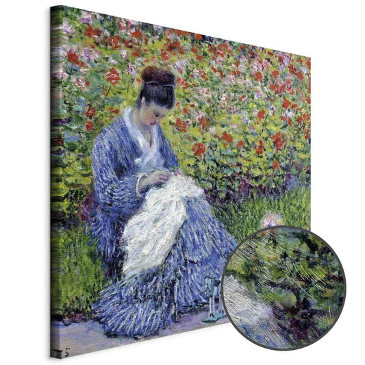 Leinwandbild - Claude Monet – Madame Monet and Her Son