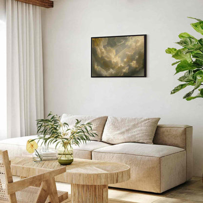 Leinwandbild - Enchanting Play of Colors Against a Backdrop of Clouds