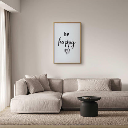 Poster - Be Happy Artgeist