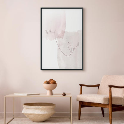 Leinwandbild - You Need Love (1 Part) Vertical