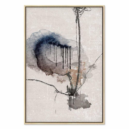 Leinwandbild - Watercolor Stained Glass (1 Part) Vertical