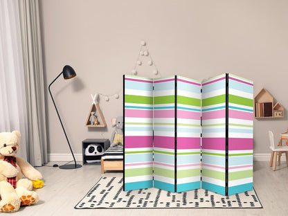 Paravent - Bright stripes II Artgeist