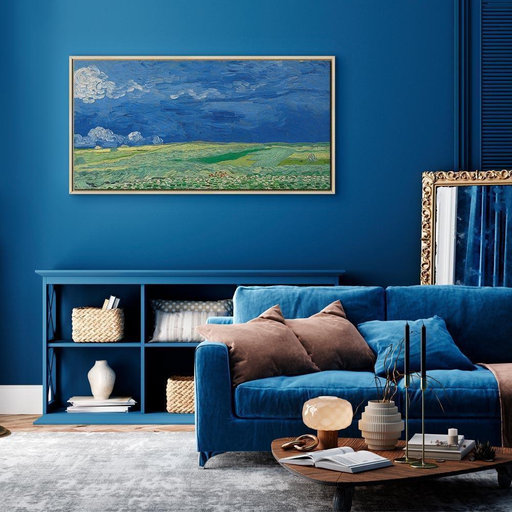 Leinwandbild - Vincent van Gogh – Wheatfield under Thunderclouds