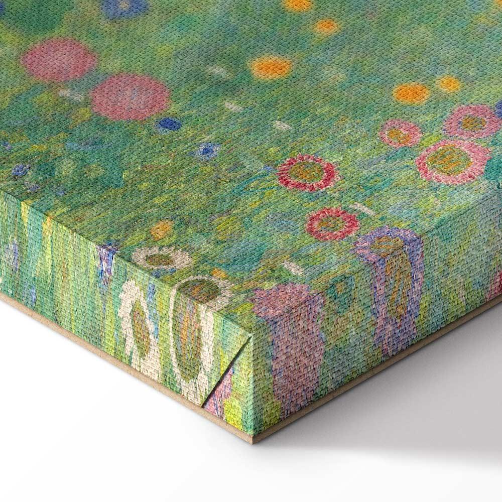 Leinwandbild - Gustav Klimt – Farm garden with sunflowers