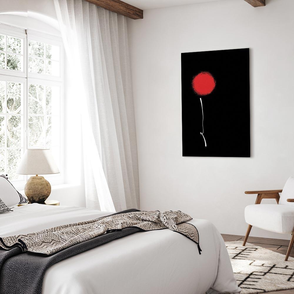 Leinwandbild - Minimalist Flower (1 Part) Vertical