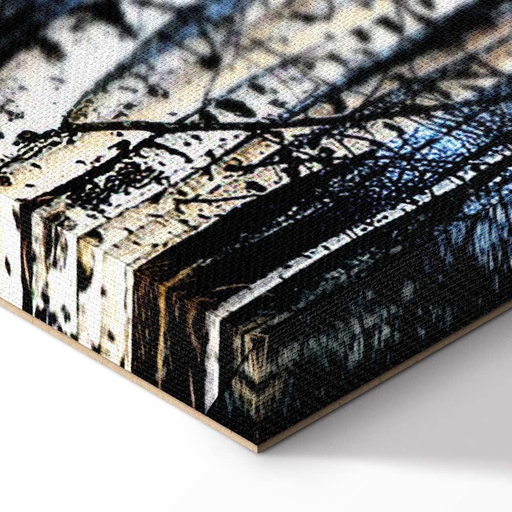 Leinwandbild - Frosty January (1 Part) Vertical