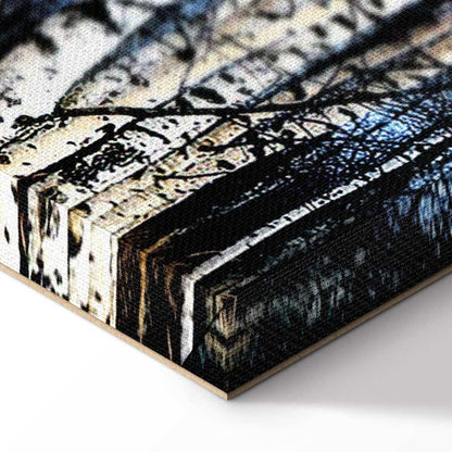 Leinwandbild - Frosty January (1 Part) Vertical