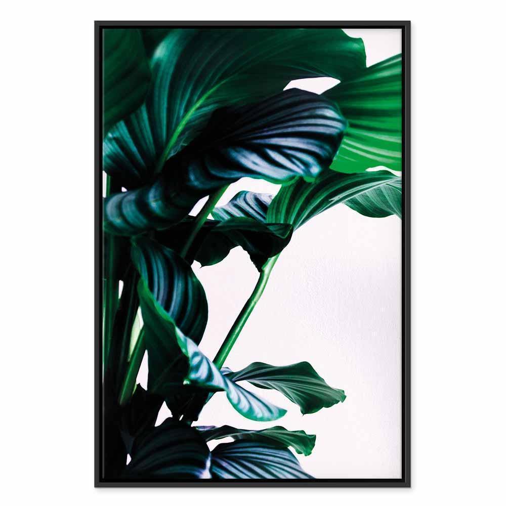 Leinwandbild - Springy Leaves (1 Part) Vertical