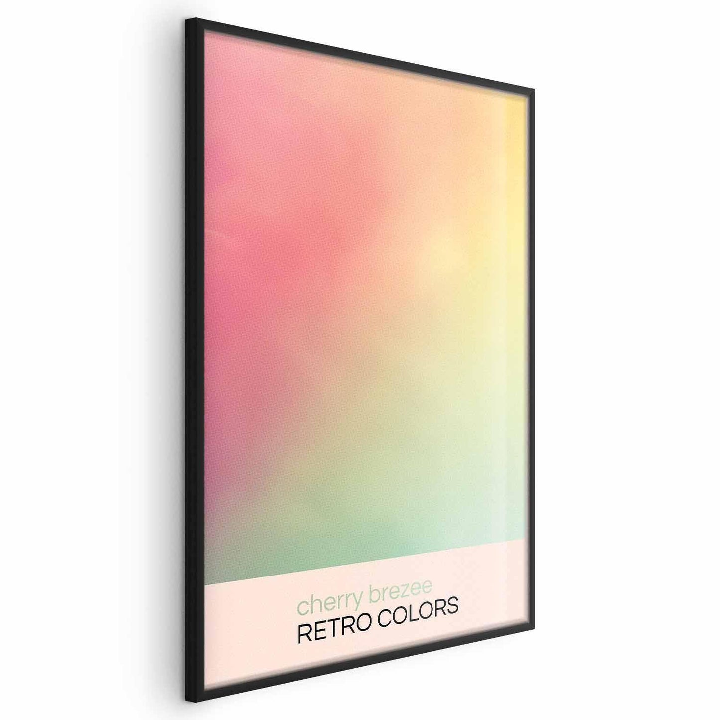 Poster - Cherry Breeze - Pastel Gradient in Soft, Retro Colors