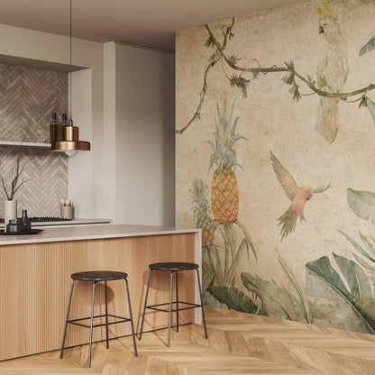 Fototapete - Parrots in the Jungle