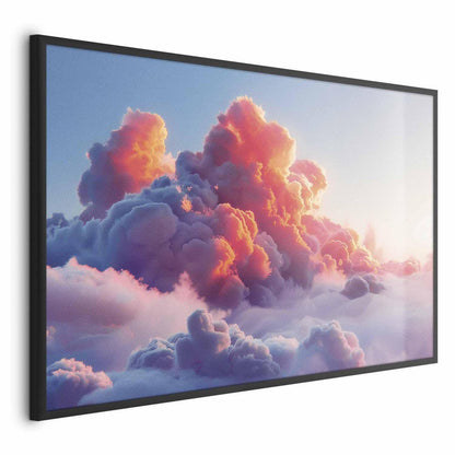 Poster - Dusk Spectacle: Clouds in Shades of Pink and Purple Artgeist