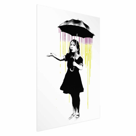 Poster - Girl with an Umbrella Artgeist