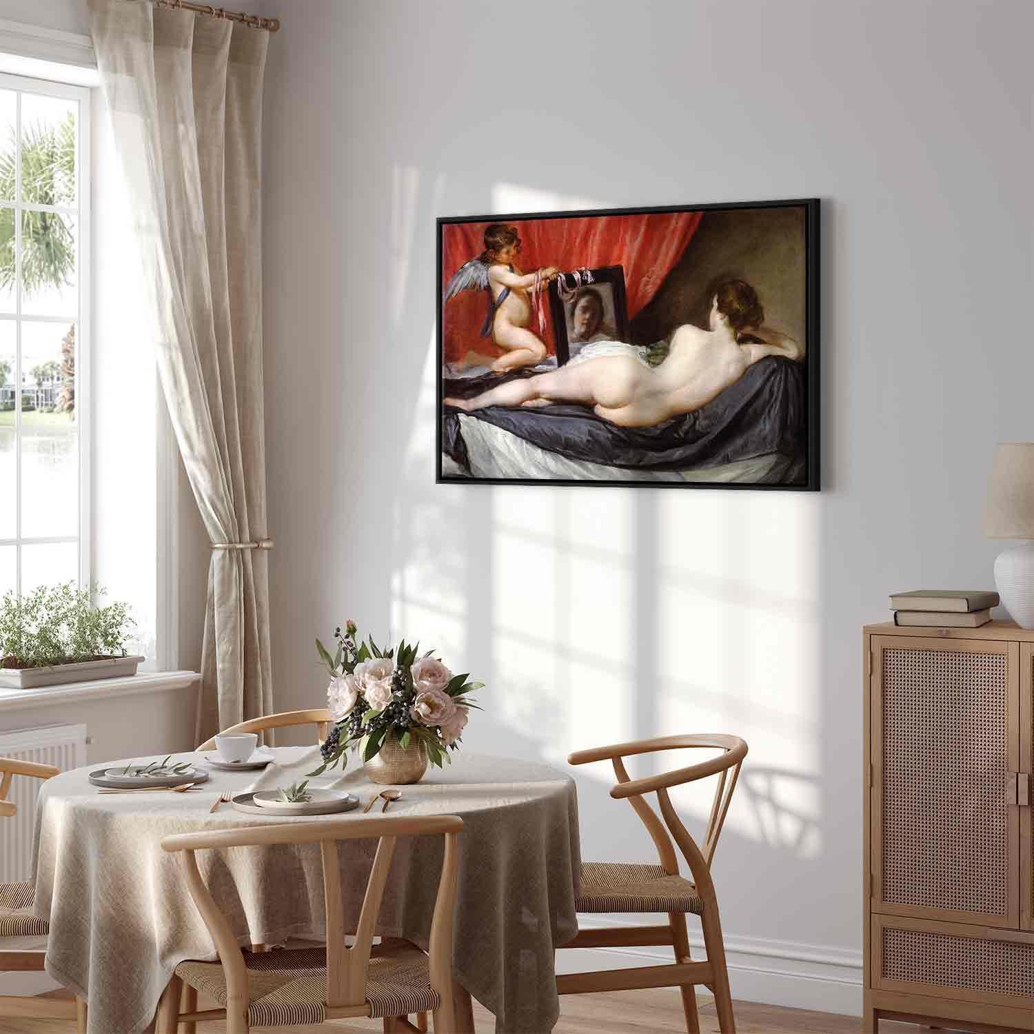 Leinwandbild - The Rokeby Venus (Diego Velázquez) Artgeist
