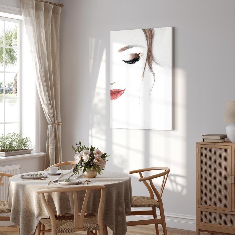 Leinwandbild - Delicate Beauty (1 Part) Vertical
