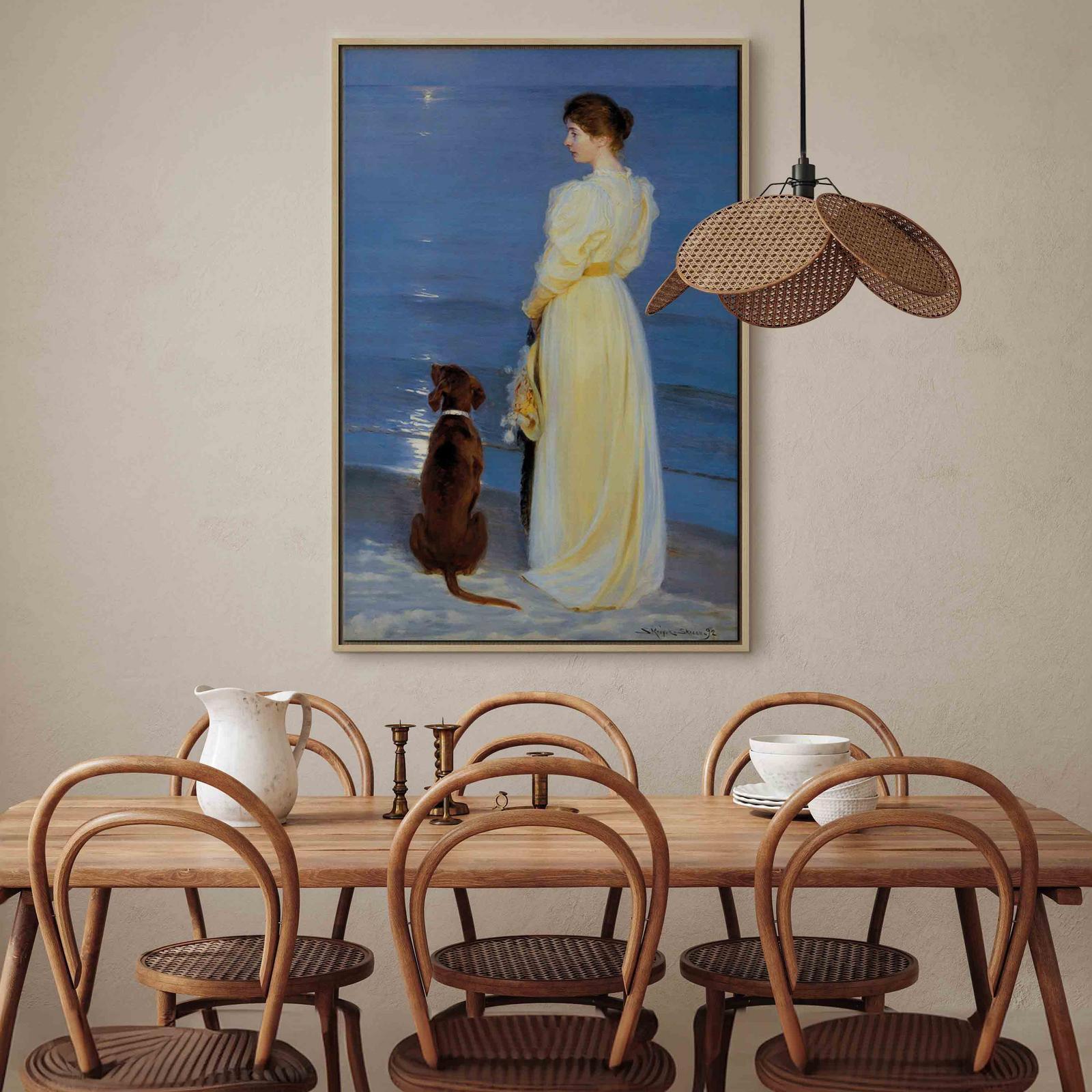 Leinwandbild - Summer Evening in Skagen Artgeist