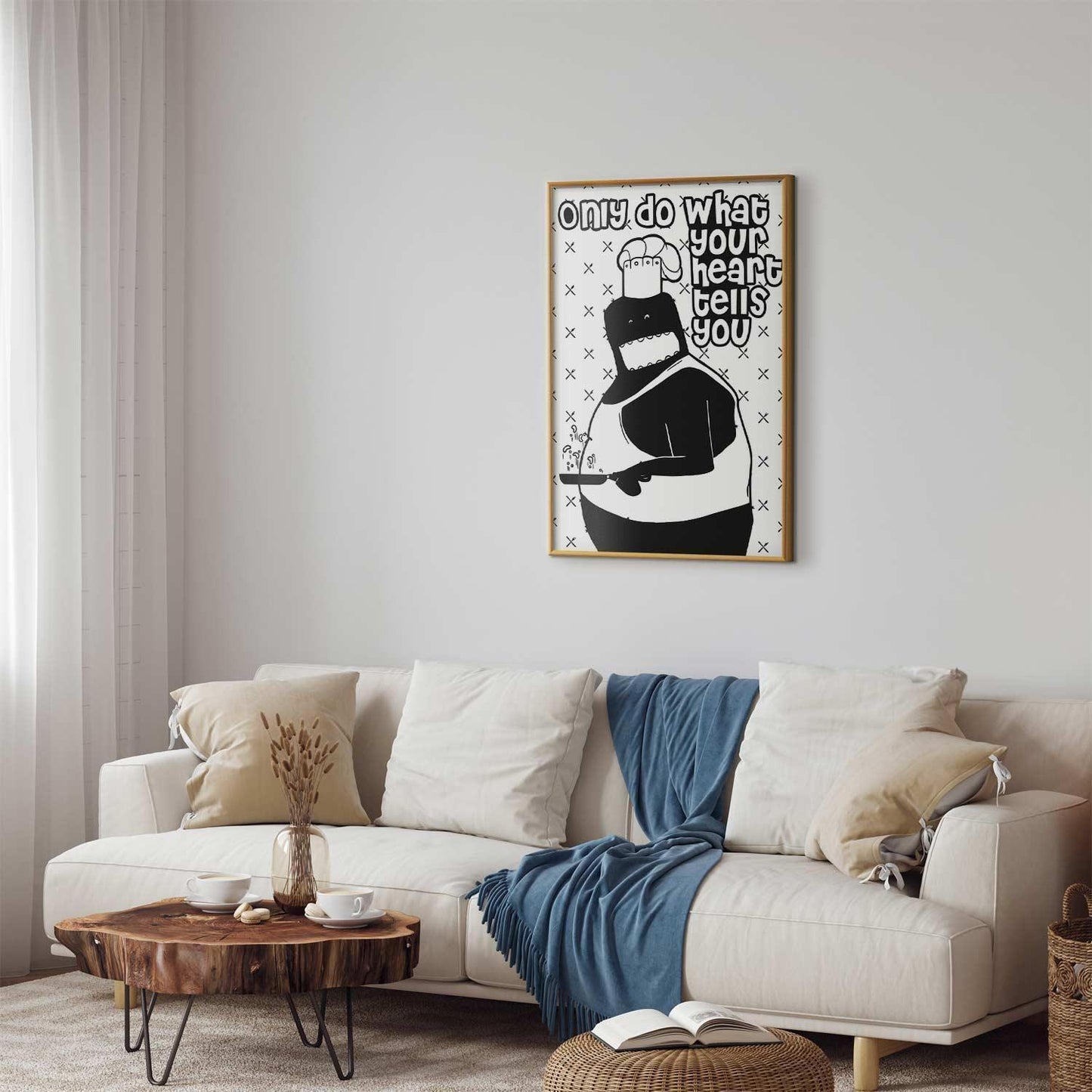 Poster - Only Do What Your Heart Tells You Artgeist