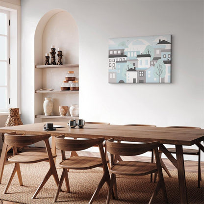 Leinwandbild - Colorful Town (1 Part) Wide