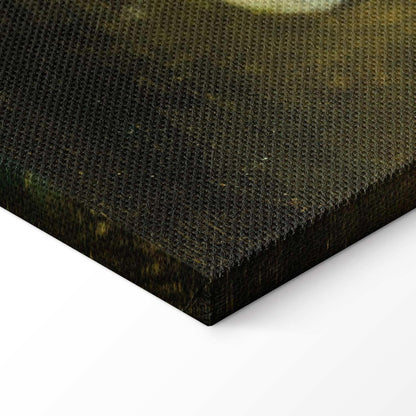 Leinwandbild - Frida Kahlo – Girl with Death Mask (She Plays Alone)