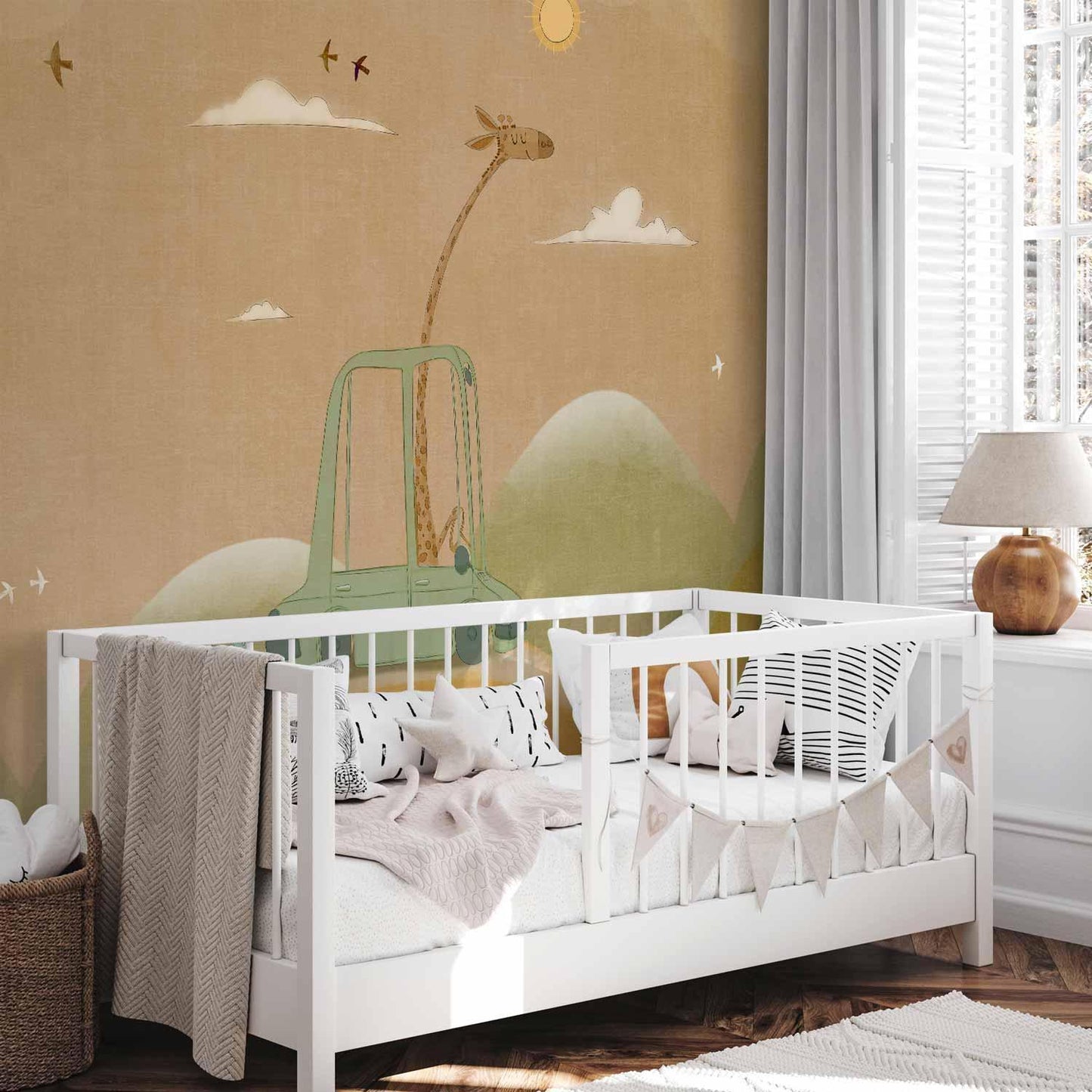 Fototapete - Traveling Giraffe