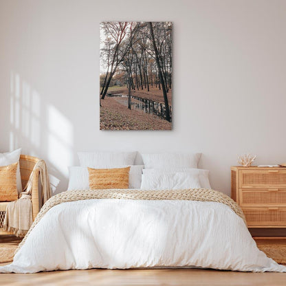 Leinwandbild - Autumn Walk (1 Part) Vertical