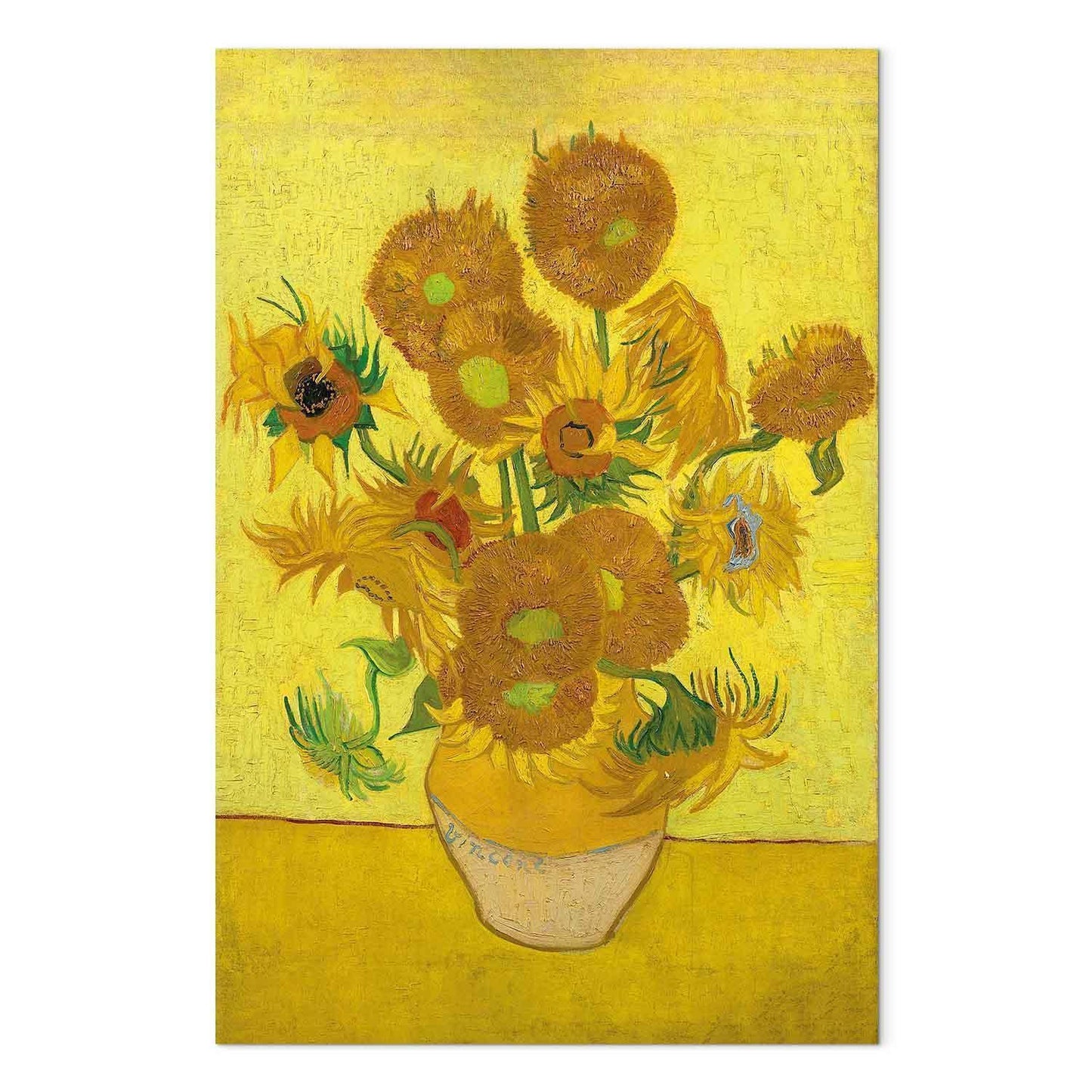 Leinwandbild - Vincent van Gogh – Still Life: Vase With Fifteen Sunflowers