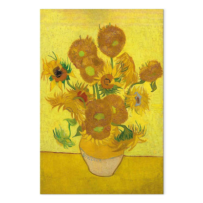 Leinwandbild - Vincent van Gogh – Still Life: Vase With Fifteen Sunflowers