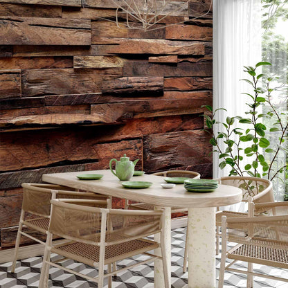 Fototapete - Rustic Style: Forest Cottage