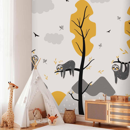 Fototapete - Cute Sloths