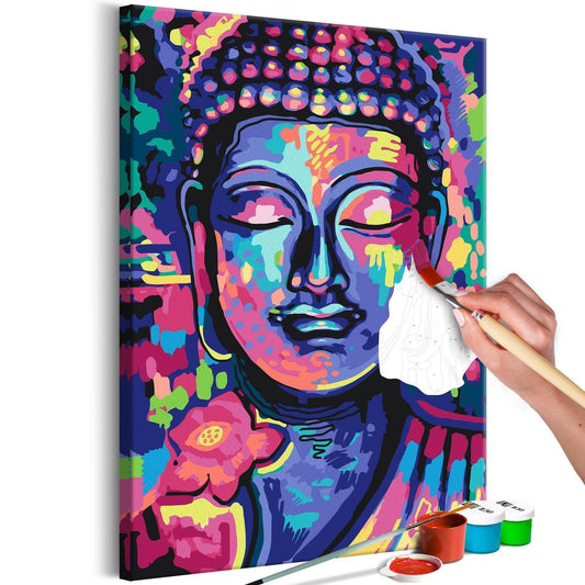 Malen nach Zahlen - Buddha's Crazy Colors