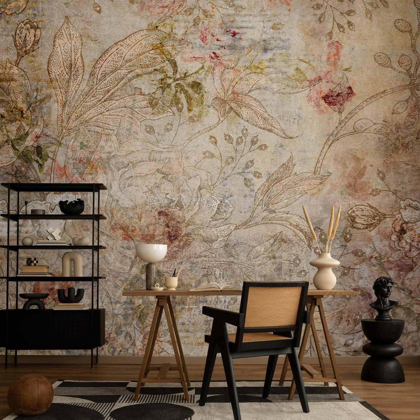 Fototapete - Old Postcard