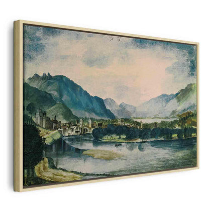 Leinwandbild - Albrecht Dürer – View of Trento from the North