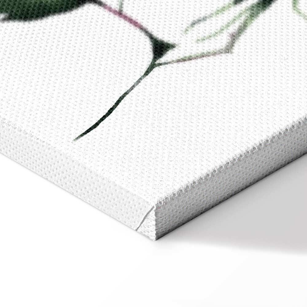 Leinwandbild - Lonely Rose (1 Part) Vertical