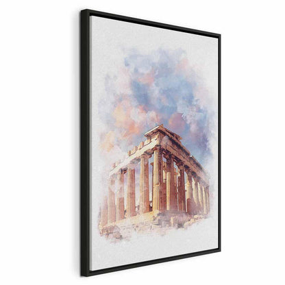 Leinwandbild - Painted Parthenon (1 Part) Vertical