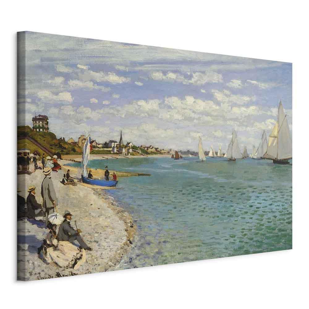 Leinwandbild - Claude Monet – Regatta at Sainte-Adresse