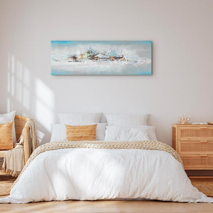 Leinwandbild - Winter Outside the Window (1 Part) Narrow