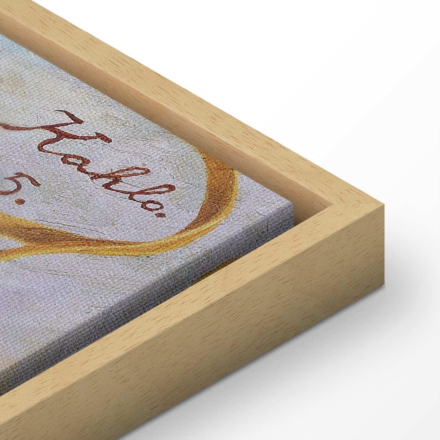 Leinwandbild - Frida Kahlo – Self-Portrait with Changuito