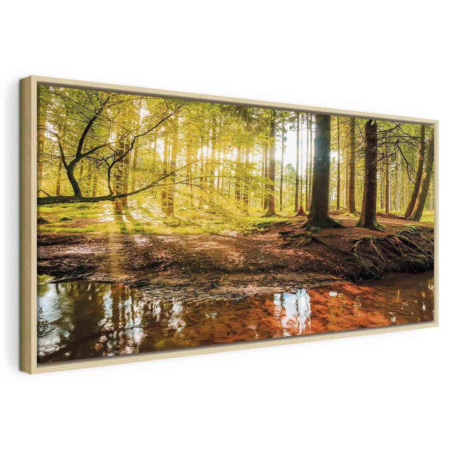 Leinwandbild Herbstträume – Stimmungsvolle Naturkunst in warmen Farben