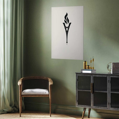 Poster - Torch Shaped Like the Eiffel Tower